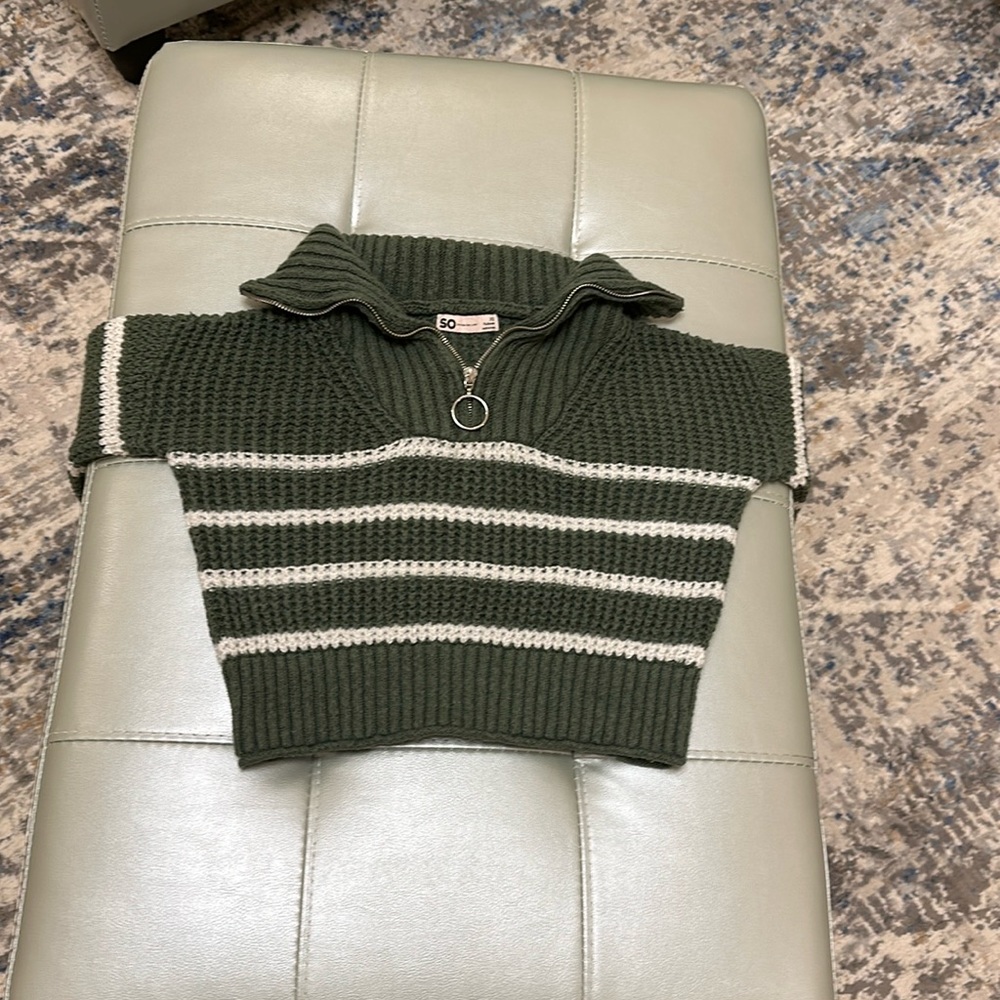 Women’s striped pullover sweater